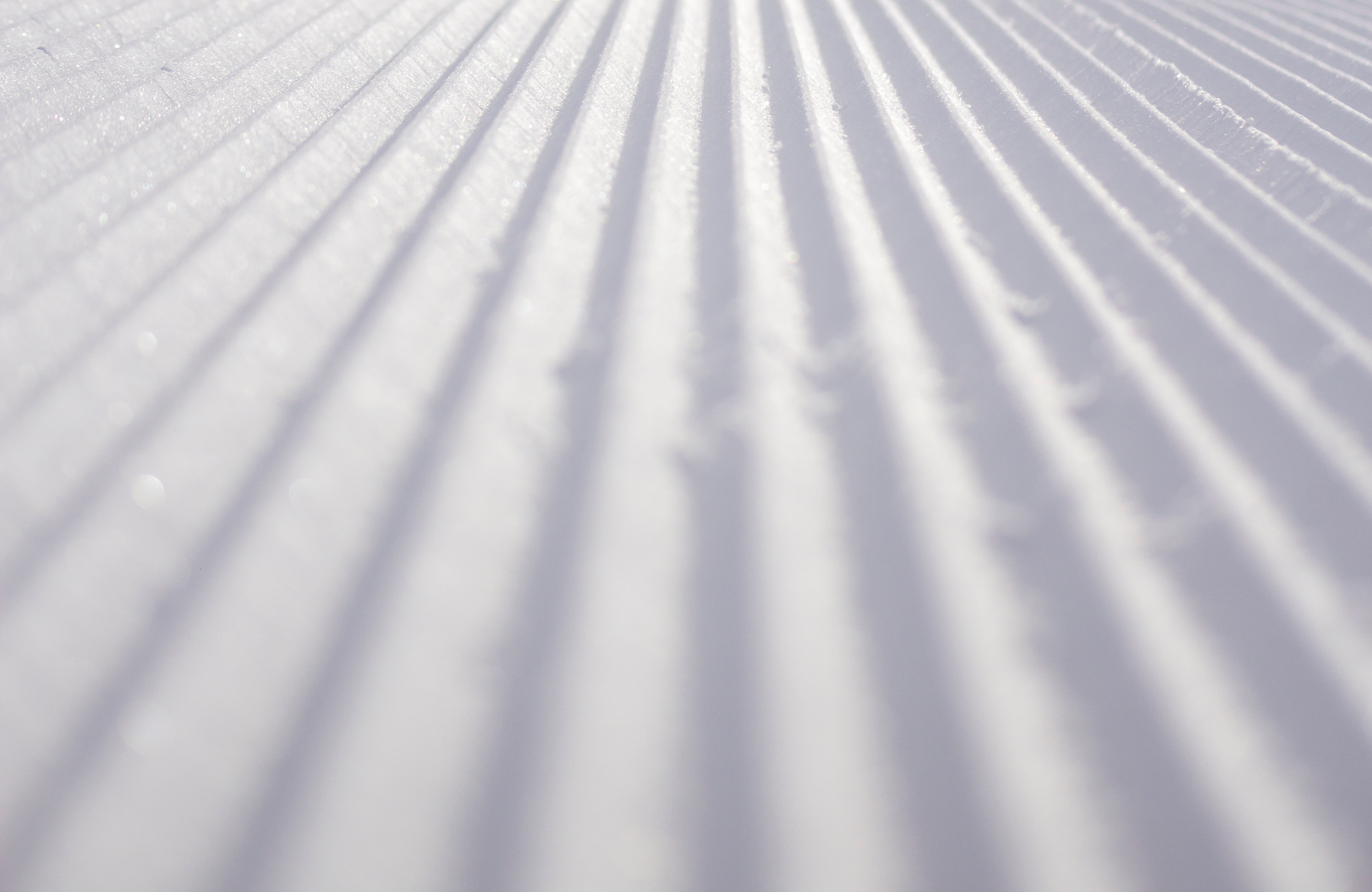 Corduroy Groomed Snow